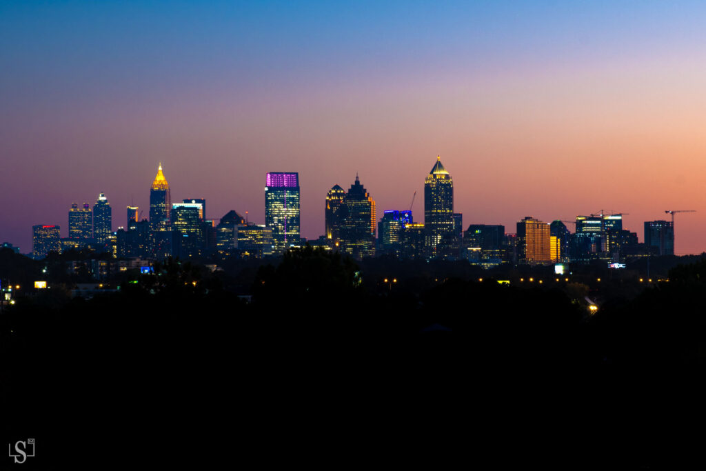 Atlanta Skyline Photography by LongShots Media LLC